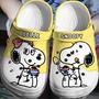 Peanuts Snoopy Crocs Clogs Comfortable Shoes Crocband 3D