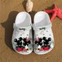 Personalised Mickey And Minnie Cartoon Crocs Crocband Shoes Clogs Custom Name For Men Women And Kids