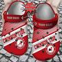 Personalized Baseball Atlanta Braves Crimson Tide Print Crocband Crocs Shoes