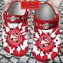 Personalized Basketball Atlanta Hawks Nba Color Splash Print Crocband Crocs Shoes