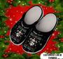 Personalized Christmas Deck The Halls With Skulls And Bodies Clog Shoes
