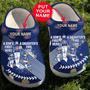 Personalized Dad And Son Daughter Mlb Chicago Cubs Crocband Clogs