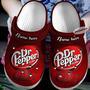 Personalized Name Dr Pepper Soda Pop Crocband Clogs