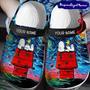 Personalized Snoopy Lovers Crocs 3D Clog Shoes