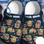 Personalized Star Wars Baby Yoda Crocs Shoes Comfortable Crocband Clogs For Men Women