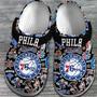 Philadelphia 76Ers Nba Basketball Sport Crocs Crocband Clogs Shoes