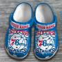 Philadelphia 76Ers Nba Basketball Sport Crocs Crocband Clogs Shoes