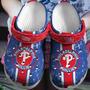 Phillies Crocs Shoes Crocband Comfortable Clogs For Men Women