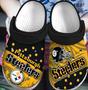 Pittsburgh Steelers Crocband Clogs