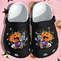 Pumpkin Rock Sings Tattoo Halloween Crocband Clogs Shoes