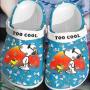 Snoopy Peanuts Crocs Crocband Clogs Shoes Comfortable For Men Women