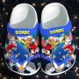 Sonic The Hedgehog Crocs Clog Shoes