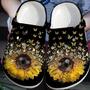 Storm Butterfly With Sunflower Clog Shoes