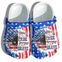 Suhflower 4Th Of July Shoes Gift Women - Home Of The Free Because Of The Brave Twinkle America Flag Shoes Birthday Gift