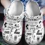 Taylor Swift Music Evermore Crocs Crocband Clogs Shoes