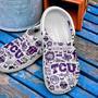 Tcu Horned Frogs Ncaa Sport Crocs Crocband Clogs Shoes