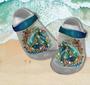 Turtle Ocean Twinkle Flower Butterfly Croc Shoes - Save Turtle Ocean Beach Shoes Croc Clogs Customize Gift Mother Day
