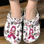 We Wear Pink Breast Cancer Awareness Shoes Clogs Birthday Holiday Gifts