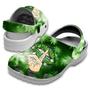Weed Lip Funy Croc Shoes For Women - Funny Lipstick Weed Shut Up Clogs Hippie