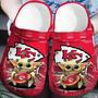 Yoda Kansas City Chiefs Crocs Clog Shoes