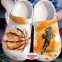 Basketball Gift For Fan Classic Water Rubber Clog Shoes Comfy Footwear