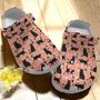 Black Cat And Wine Funny Animal Gift For Lover Rubber Clog Shoes Comfy Footwear