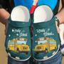 Bus Driver Ready For School 102 Gift For Lover Rubber Clog Shoes Comfy Footwear
