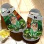 Cute Golden Retriever 5 Gift For Lover Rubber Clog Shoes Comfy Footwear