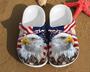 Eagle America Flag Gift For Fan Rubber Clog Shoes Comfy Footwear