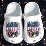 Eagle Usa 4Th July Independence Day Crocband Clogs