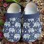 Elephant Ethnic Mandala 102 Gift For Lover Rubber Clog Shoes Comfy Footwear