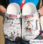 Elvis Rubber Clog Shoes Comfy Footwear