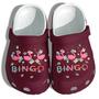 Flamingo Bingo Shoes For Kid Kindergarten - School Flamingo Funny Custom Shoes Gifts For Daughter Girl