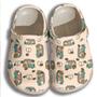 Funny Hippie Car Croc Shoes Women - Bus Peace Shoes Crocbland Clog Gifts For Girl Daughter Niece