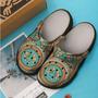 Hippie Happy Peace Personalized 202 Gift For Lover Rubber Clog Shoes Comfy Footwear