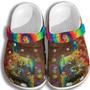 Hippie Soul Shoes Men Women - Colorful Shoes Gifts For Son Daughter