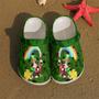 Irish Cat Rainbow Rubber Clog Shoes Comfy Footwear