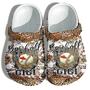 Leopard Skin Baseball Gigi Shoes Gift For Grandma - Baseball Grandma Shoes Croc Clogs Mother Day