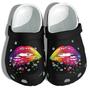 Lip Rainbow Puzzle Shoes - Autism Awareness Puzzle Clogs Gifts