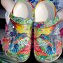 Lively Hummingbird Shoes - Colorful Bird Clogs Gift For Mothers Day