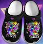 Magical Nurse Black Queen Shoes - Beautiful Educated Custom Shoes Birthday Gift For Women Girl Daughter Sister Friend