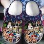 One Pice Christmas Heart Rubber Clog Shoes Comfy Footwear