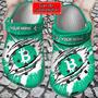 Personalized Bch Coin Ripped Through Clog Shoes Crypto