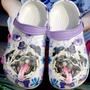 Pug Dog Love Smile 102 Gift For Lover Rubber Clog Shoes Comfy Footwear