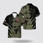 Army Hawaiian Shirt, US Army Paratroopers With The Airborne Division Parachute Hawaiian Shirt