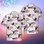 Brahman Happy Firework Flag Hawaiian Shirt, Farm Hawaiian Shirt, Farmer Hawaii