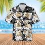 Charolais Cattle Palm Tree Pattern Hawaiian Shirt, Farm Hawaiian Shirt, Farmer Hawaii