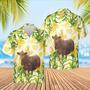 Corn Farm Gelbvieh All Over Printed Hawaiian Shirt, Farm Hawaiian Shirt, Farmer Hawaii