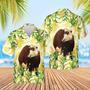 Corn Farm Hereford All Over Printed Hawaiian Shirt, Farm Hawaiian Shirt, Farmer Hawaii