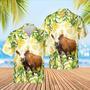 Corn Farm Simmental All Over Printed Hawaiian Shirt, Farm Hawaiian Shirt, Farmer Hawaii